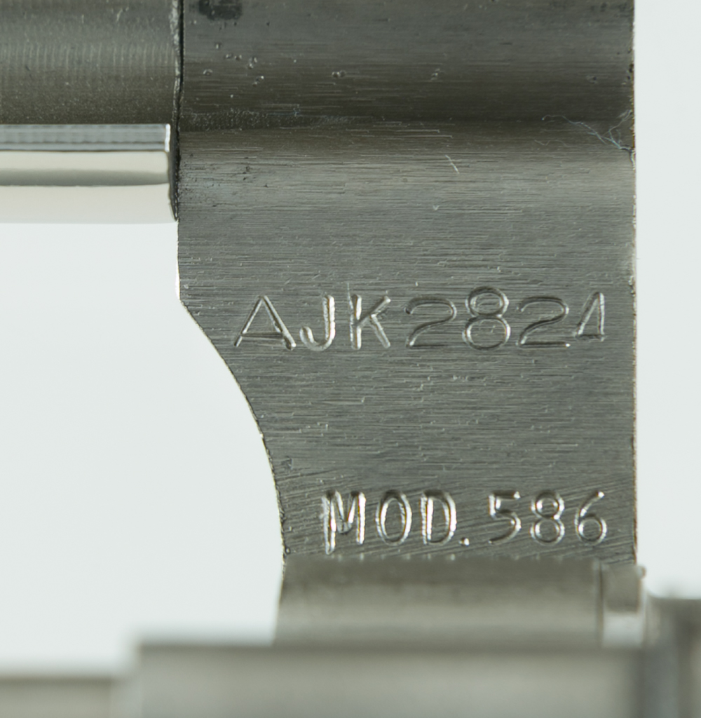 Smith & Wesson Model 586 No Dash 6″ .357 Magnum Nickel – Salt Lake ...