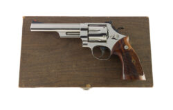 Smith & Wesson Prototype Cased Model 57 .41 Magnum 6" Nickel